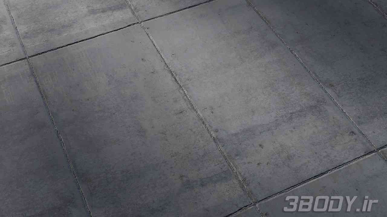 متریال بتن دال slab concrete عکس 1